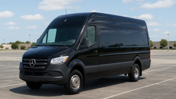 Exterior of Columbia Party Bus Company's 14 Passenger Sprinter Limousine in Columbia