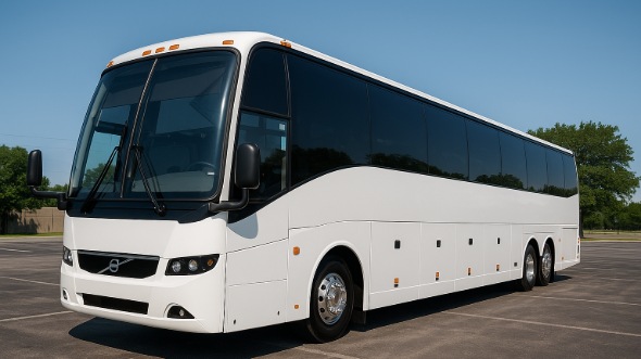 Exterior of Tennessee Party Bus Company's 45 Passenger Charter Bus in Tennessee