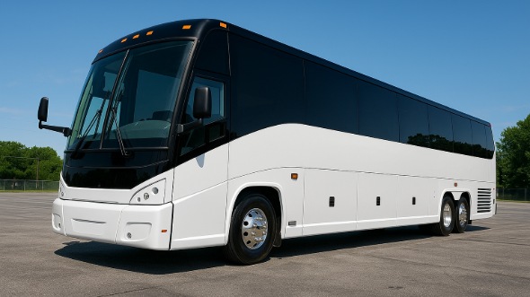 Exterior of Bristol Party Bus Company's 50 Passenger Party Bus in Bristol