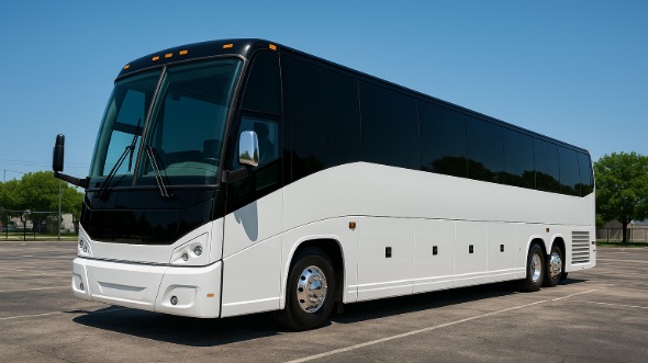 Exterior of Nashville Party Bus Company's 50 Passenger Party Bus in Nashville